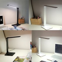 LED 시력보호 스탠드 독서등, 1.실버