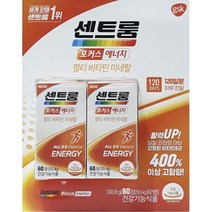 센트룸 포커스 에너지 120정 x 1, 1개