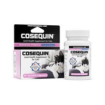 Nutramax Laboratories 고양이 반려묘 코세틴 cosequin® 최대 강도 플러스 보스웰리아 스프링클 60캡슐