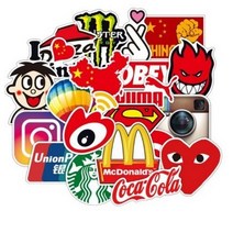 캐리어 노트북 리모와 스티커 세트, 혼합색상, 5세트