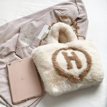 페이크퍼 토트 크로스백 퍼가방 겨울 털가방 5color