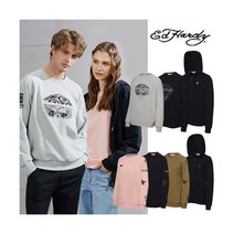 [기타브랜드] [에드하디] 22SS 남여 아트웍 맨투맨 후드 2종세트, 옵션:여_블랙105