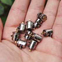 BLDC 서보 소형 스텝 스테핑 감속모터 감속기 엔코더 10 개대 8mm 스테퍼 모터 마이크로 2상 4선 스테퍼 모터 스테핑 모터 9 톱니 기어 샤프트 직경 0.8mm, 없음
