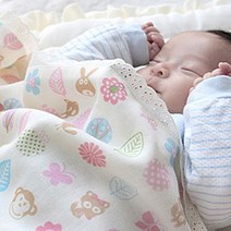 원단마트 gauze 더블 거즈 스무디 베이비 핑크-아기용품 손수건 스카프빕 목욕타올 속싸개 블랭킷