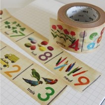 폭30mm-일본 mt 디자인 마스킹테이프 Deco-숫자/그림 hd308-EX65