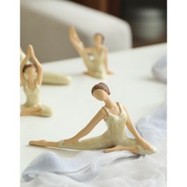 요가 오브제 필라테스 조각상 인테리어 피규어 수제 장식품, 요가퍼피 6종