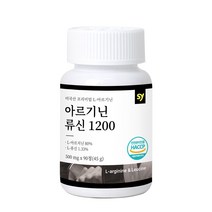 아르기닌 고함량 엘 L아르기닌 아르지닌 1200 정 알약형 류신 단백질 필수아미노산 타우린 아연 비오틴 남성 여성 부스터 효능 복용법 식약처 해썹 인증, 90타블렛x1, 1개