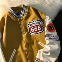 야구 잠바 웨스턴 베이스볼 점퍼 봄 남성 자켓 미국 유니폼 자수 남성 여성 빅사이즈