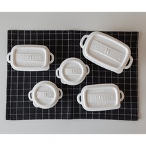 BONHEUR 화이트 반찬용기 BPA FREE-3size, 사각LL