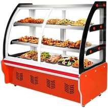 카페용 음료수 빵 케이크 진열 쇼케이스 냉장 시원한, 3단캐비닛.전면후면도어.180x65x123cm