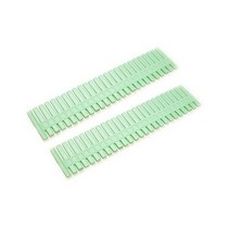 플라스틱 보드 DIY 서랍 인테리어 조정 가능한 잡화 보관 파티션 속옷 넥타이 양말 그리드 분배기 정리 2, 02 Green-2pcs