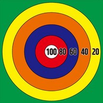신발양궁 신발날리기 과녁판, A-TYPE/점수디자인/1.5m
