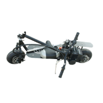 시골 마실 낚시 가솔린 미니 바이크 스쿠터 킥보드, 블랙 프레임풀 블랙 엔진 2행정 52CC