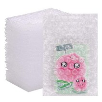 200팩 버블 아웃 백 파우치 10.2 x 15.2cm(4 x 6인치) 버블 파우치 쿠션 포장 백 이중 벽 쿠션 백 두꺼운 충격 방지 폼 백 이동 배송 및 보관용