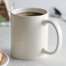 카페테리아 모카 머그 1개컵 머그컵 머그잔 도자기머그 무지머그, 본상품