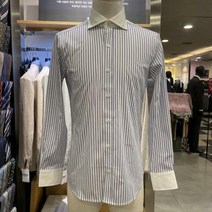 이랜드 [킨록앤더슨]킨록by킨록앤더슨 S/S BL DRESS 클레릭 STRIPE 셔츠 CXD92_고잔점