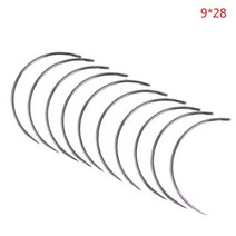 10Pcs 금속 1 2 코너 의료 바늘 봉합 외과 도구 더블 눈꺼풀, 04 N4