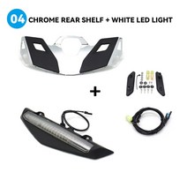 바이크 부품 2021 새로운 오토바이 후면 트렁크화물 랙 LED 브레이크 라이트 혼다 Goldwing 투어 GL1800B, 04 D