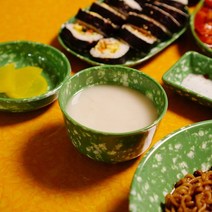 추억의 떡볶이 접시 레트로 옛날 그릇 공기 1P, 단품