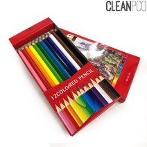 marco f09 문화 12색 색연필 (지류) (컬러링북색연필/프리즈마색연필/문화연필/컬러드로잉/미술용품/컬러링색연필 추천)