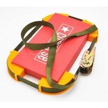 밴드클램프 목공용 액자 코너 클램프 홀더 직각 90도 보호 브라켓, 오렌지 5M