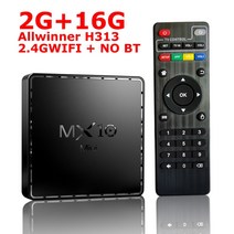 안드로이드 10 6K 스마트 TV 박스 MX10 미니 4G 64GB 2.4G & 5G 듀얼 와이파이 bt4 2 구글 보이스 어, 02 2GB 16GB_03 영국 플러그