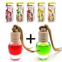 유럽 천연향 과일 차량용방향제 8ml 1+1 / 리얼 유럽감성 과일향, 바닐라향 + 스트류베리향