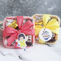 단체간식 세트 회사 다과 화이트데이 교회 행사 군인 답례품 곰신선물 화이트데이 여자친구선물, 빨강, 옵션04.선생님 감사합니다