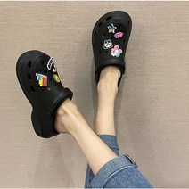 (당일발송)로로포레 바디원 통굽 여성 아쿠아 여자 키높이 슬리퍼 발편한 물놀이 푹신한 학교 회사 여름 샌들