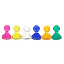 27mm 초강력 큐티 장구자석 냉장고 칠판자석 특대, 분홍