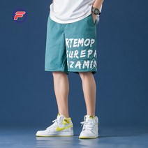 2022 슬랙스 밴딩 밴딩 반바지 비치 팬츠