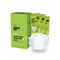 [바보사랑]국내제조 KF-80 숨코마스크 30매 화이트 개별포장