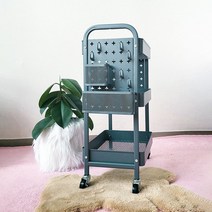 킨슬리 페그보드 메탈 트롤리 3단, 그레이