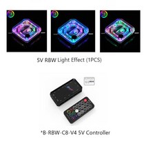커스텀수냉 프로세서 AMD Ryzen 7 AM4 AM3 + AM2 FM2 FM1 CPU-XPR-C-M 용 워터 쿨링 CPU 블록 쿨러, 5V Use Controller, 5V Use Controller