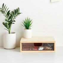 원목 빈티지 엔틱 와이드 서랍장 오크서랍장 1단