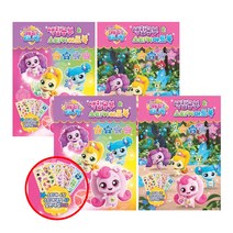 캐치티니핑 색칠북&스티커북 4권 1세트, 스티커&색칠북 4권 1세트