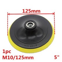 샌딩페이퍼 원형 종이 사포 패드 전동대패 샌딩기 3/4/5/6/7 Inch 자기 접착 샌딩 디스크 백업 드릴로드 100/125mm 샌드페이퍼 샌더 용 전기 폴리싱 머신, M10 5inch Disc