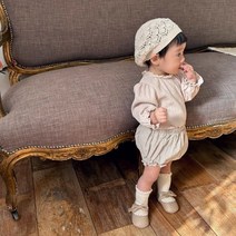 2023 봄 미니베이지 프릴 블루머