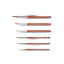 바바라 73R 세필붓 낱자루 (00호 0호 2호 4호 6호 8호)