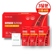 혈행팔팔 선물세트 3개월분 쇼핑백증정 혈행 콜레스테롤 모나콜린K 징코 홍국 은행잎추출물, 300개, 90정