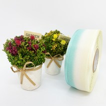 포장 리본 끈 제이제이리본 이색오간디36mm 18컬러 (길이 45M ) 공단리본, TO3, 36mm