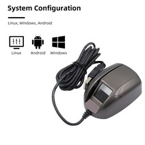 usb 지문 판독기 스캐너 안정적인 생체 인식 액세스 제어 출석 시스템 지문 센서 for android windows linux