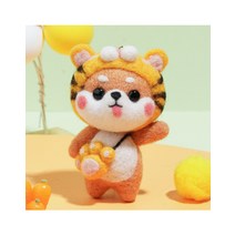 DIY 동물친구 양모펠트 키트(어흥시바견) 인형만들기