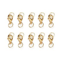 악세사리 부자재 DIY 51020 개몫 d 링 회전 랍스터 걸쇠 키 체인 합금 금속