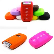 기아 4버튼 스마트키 타입 실리콘 키케이스 K7 K3 뉴K5 뉴소렌토R 스포티지R 올뉴카렌스 프라이드 소울 카니발 포르테쿱, 스카이블루, D TYPE