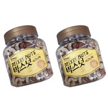노브랜드 믹스넛 시그니처 600g 6가지 견과류모음 사무실 탕비실간식, 2개