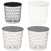 이케아 커피테이블 KVISTBRO 크비스트브로 수납테이블 그레이베이지/다크그레이 44 cm