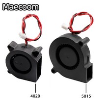 1pcs 3d 프린터 냉각 팬 5015 4020 원심 송풍기 팬 3d 프린터용 12v 24v 2핀 브러시리스 냉각 냉각기 팬, 5015 24V