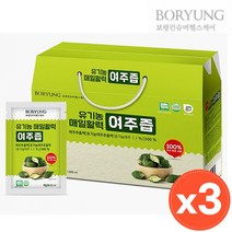 국내산 유기농 여주즙 100% 60ml 여주 추출액 식약처 HACCP 인증 유기가공식품, 3개, 1800ml