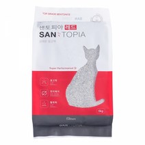 프리미엄 고양이모래 샌토피아레드 강력한 응고력 벤토나이트 6kg 1개